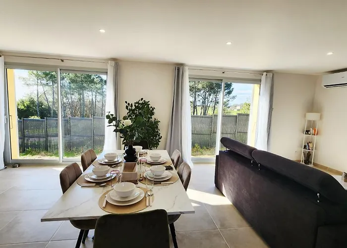 Tatil Evi Maison Des Vignes, Climatisee Avec Menage, Draps Et Serviettes Inclus *