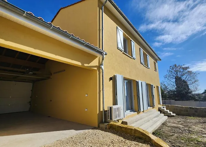 Maison Des Vignes, Climatisee Avec Menage, Draps Et Serviettes Inclus Tatil Evi Tabanac